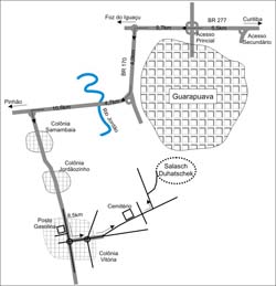 mapa de acesso